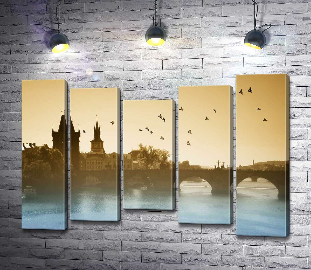 

Модульная картина ArtPoster Средневековая таинственность Карлова моста (Karluv most) 100x71 см Модуль №28
