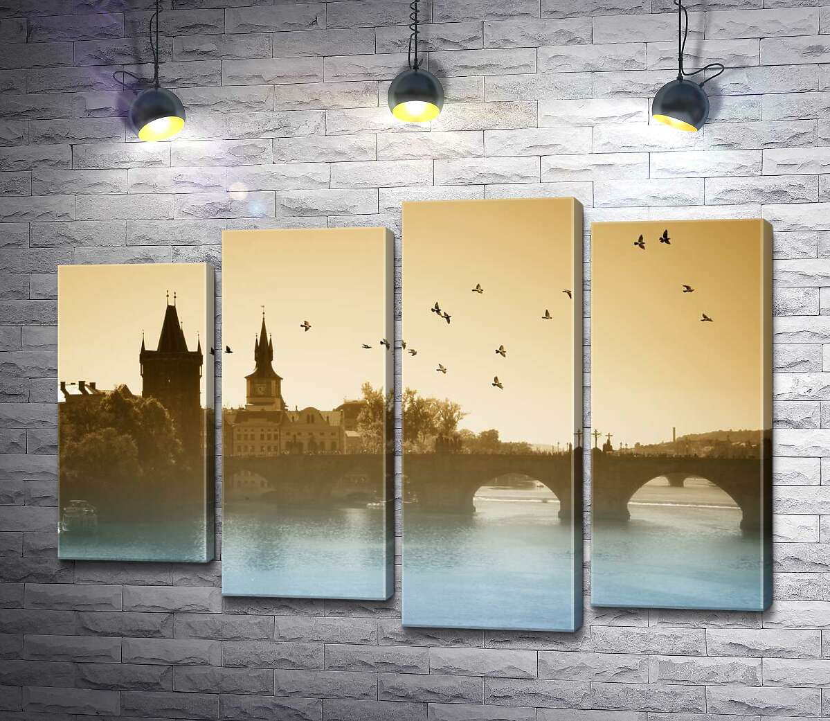 

Модульная картина ArtPoster Средневековая таинственность Карлова моста (Karluv most) 100x71 см Модуль №21
