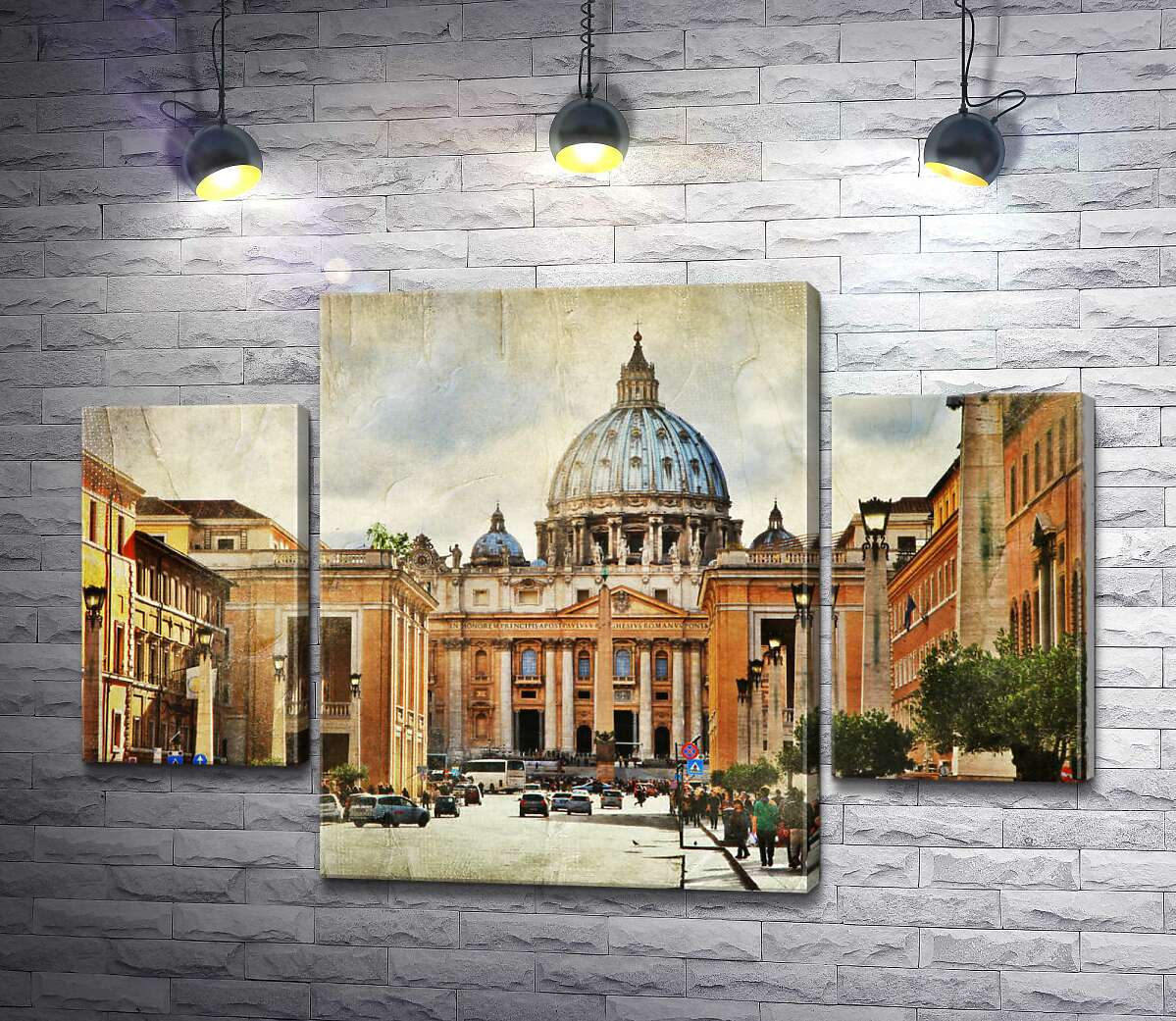 

Модульная картина ArtPoster Собор Святого Петра (St. Peter's Cathedral): вершина итальянского искусства 100x69 см Модуль №7