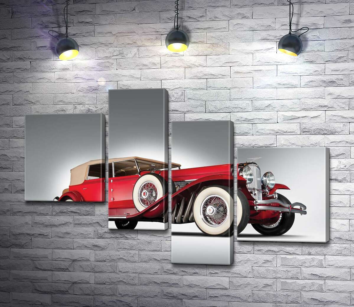 

Модульная картина ArtPoster Старинный автомобиль 1920 года американской компании Duesenberg 130x87 см Модуль №20