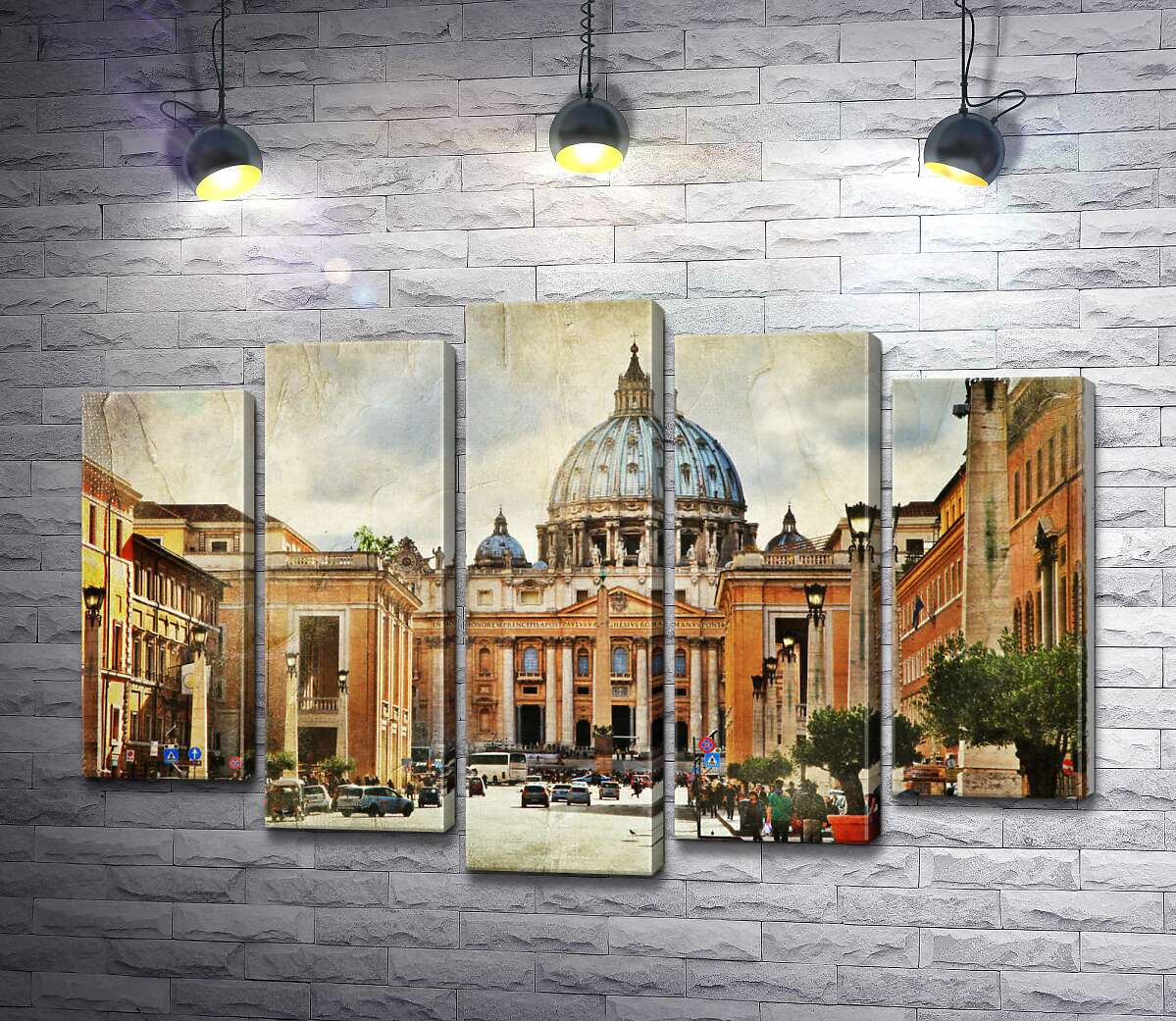 

Модульная картина ArtPoster Собор Святого Петра (St. Peter's Cathedral): вершина итальянского искусства 130x88 см Модуль №26