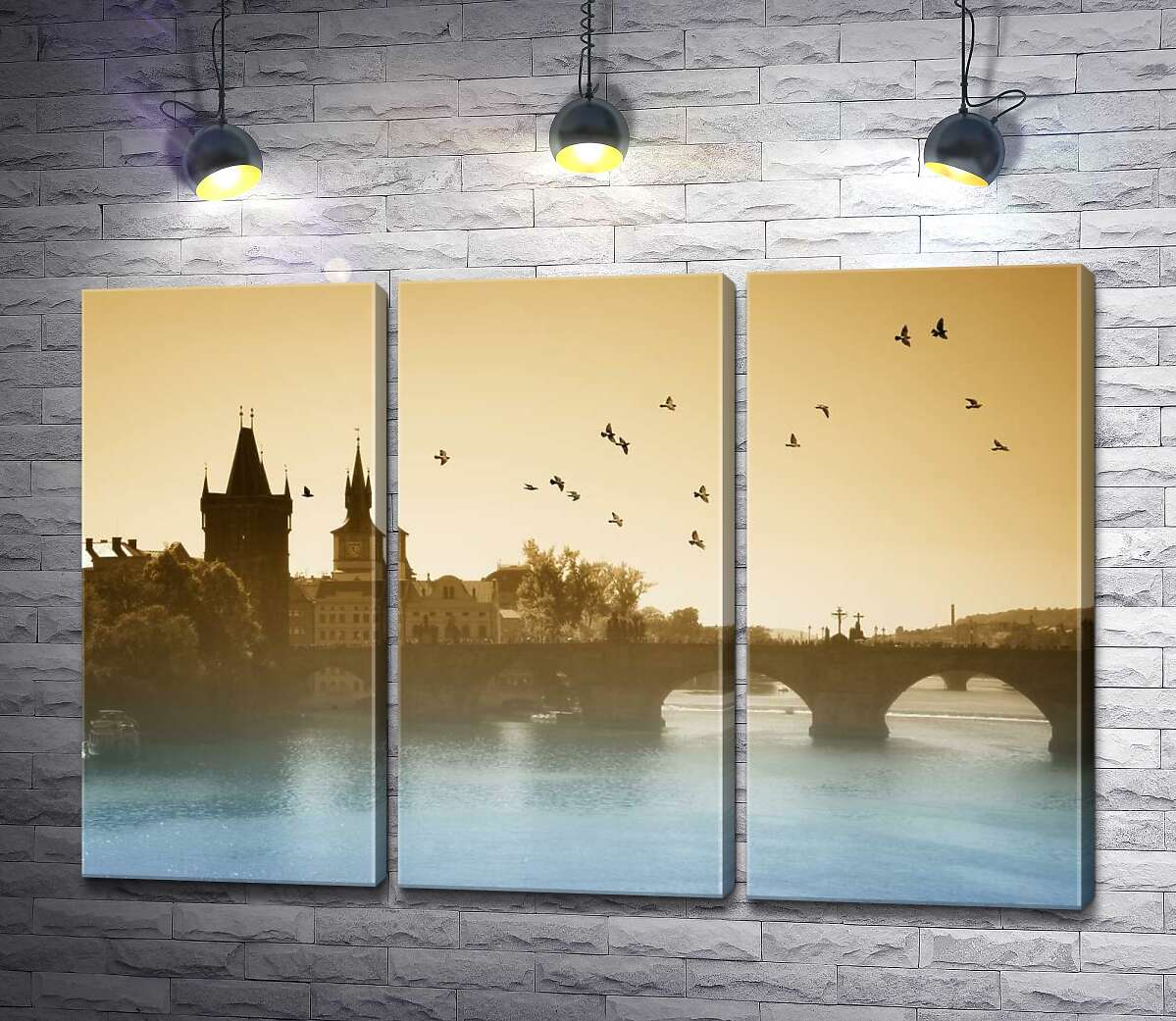 

Модульная картина ArtPoster Средневековая таинственность Карлова моста (Karluv most) 60x41 см Модуль №11