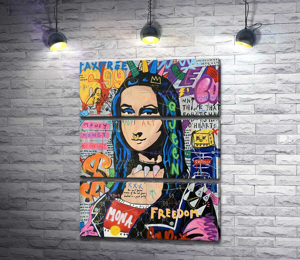 

Модульная картина ArtPoster Супреме Мона (Supreme Mona) – Джисбар 100x129 см Модуль №13