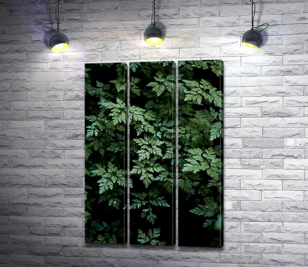 

Модульная картина ArtPoster Таинственные кусты папоротника 132x195 см Модуль №11