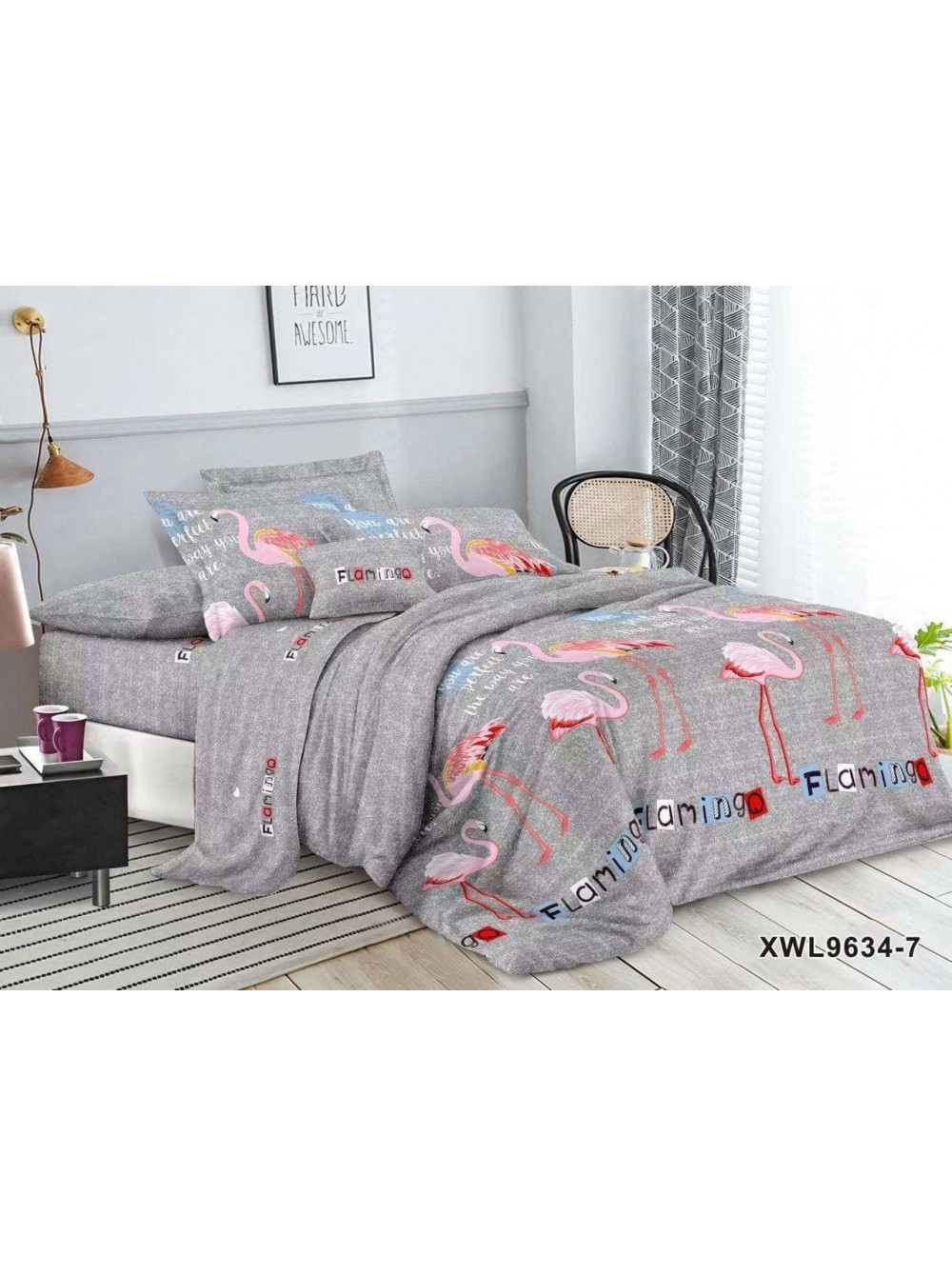 

Двухспальный комплект постельного белья Vital - Textile Бязь 3D Premium 180х220 см (BP2-32)