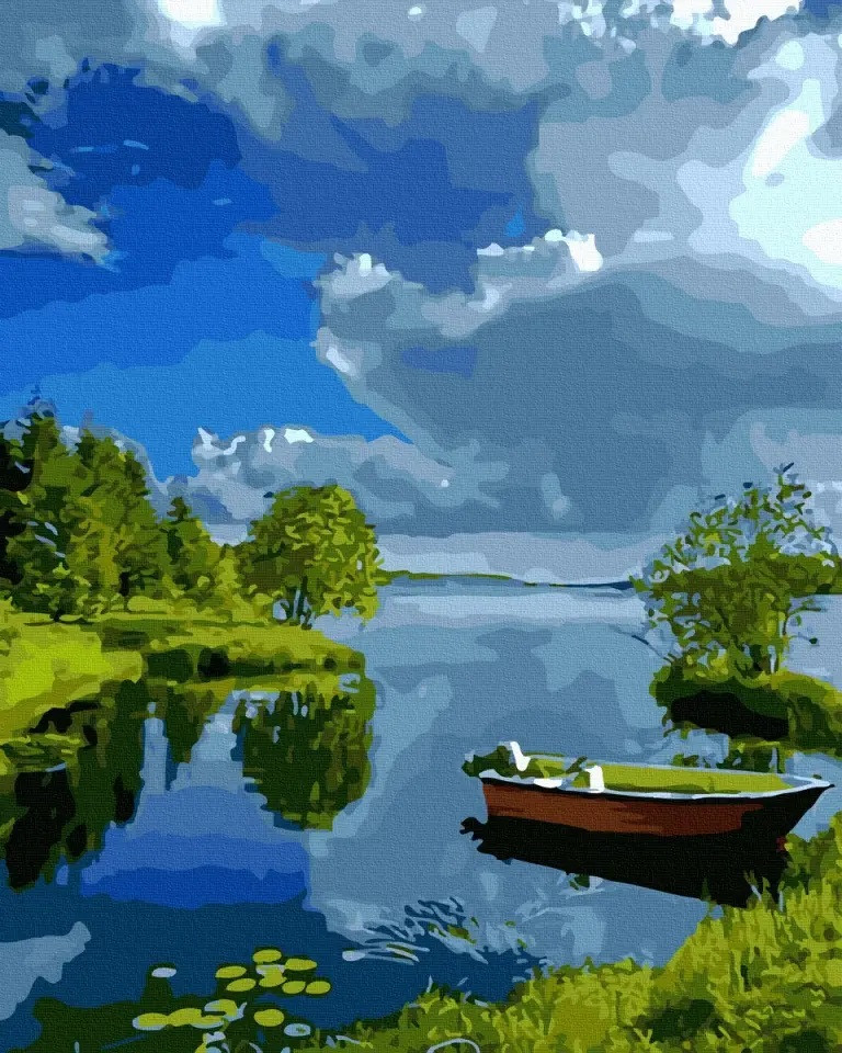 

Картина по номерам Никитошка GX41261 40*50 cм Лодочка на берегу