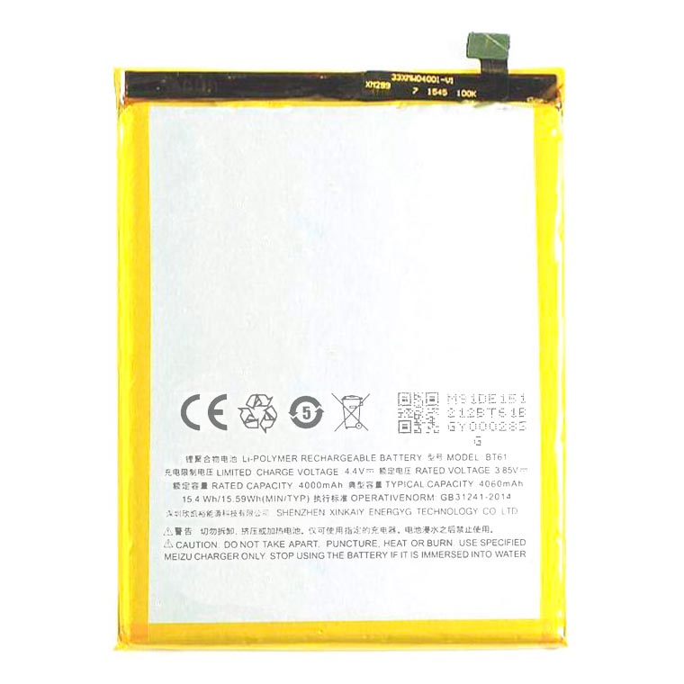 

Аккумулятор Meizu BT61 SM210015 4060 mAh для M3 Note AAAA/Original тех.пакет