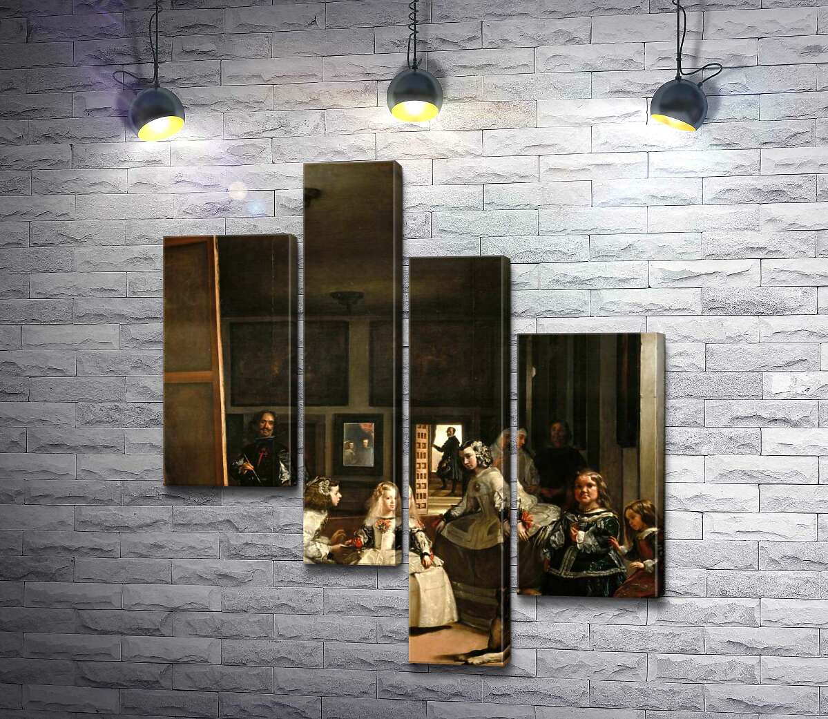 

Модульная картина ArtPoster Фрейлины (Las meninas) – Диего Веласкес (Diego Velazquez) 130x151 см Модуль №20