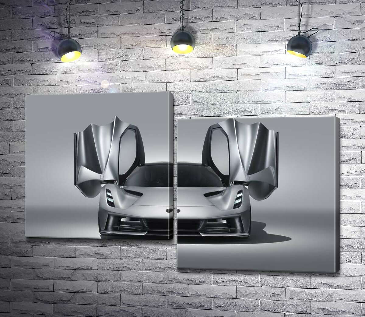 

Модульная картина ArtPoster Утонченность форм спортивного автомобиля Lotus Evija 130x82 см Модуль №5