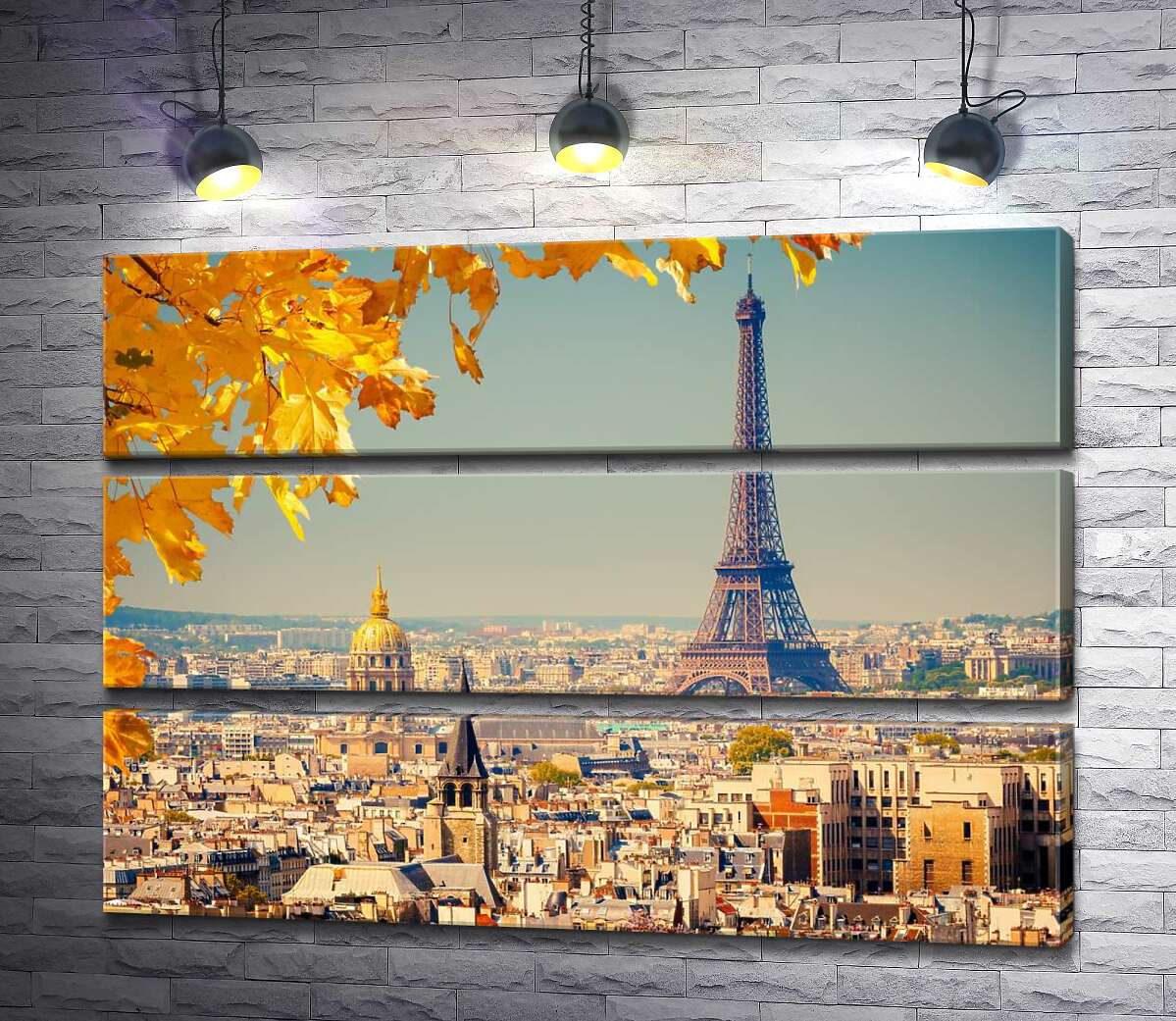 

Модульная картина ArtPoster Теплый день в осеннем Париже 85x60 см Модуль №13