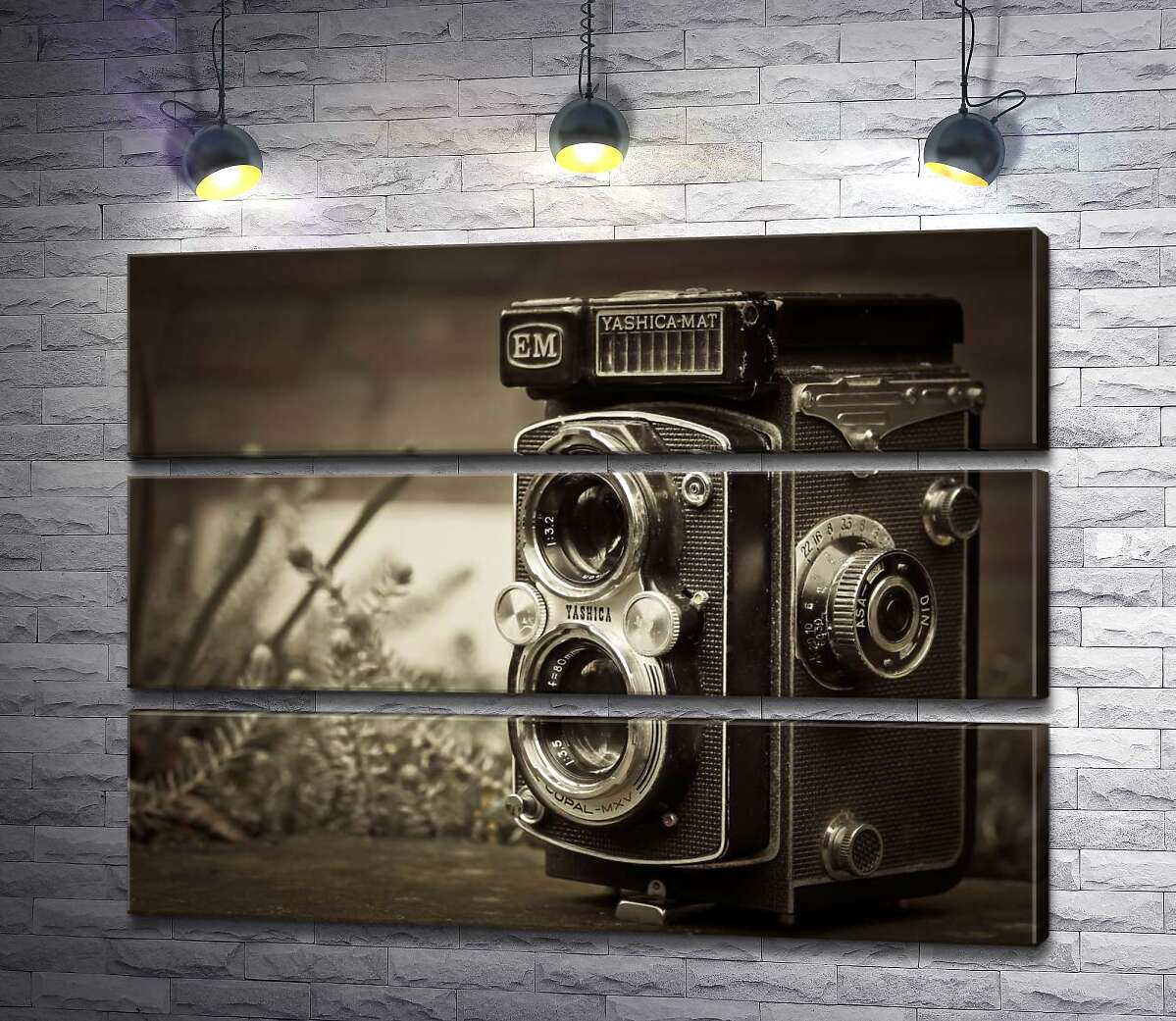 

Модульная картина ArtPoster Японское чудо 80-х в фотоаппарате Yashica-Mat 100x75 см Модуль №13