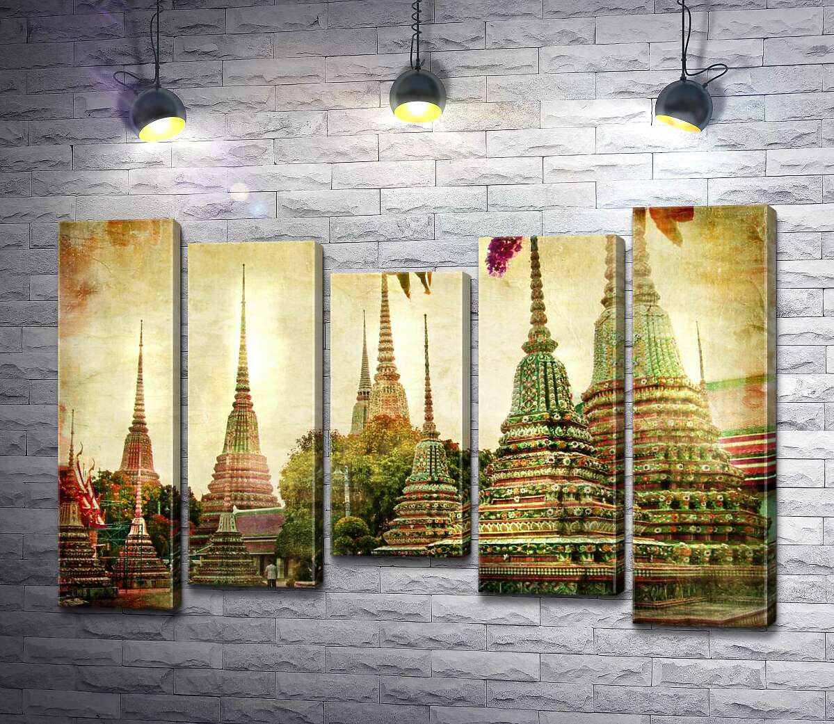 

Модульная картина ArtPoster Храмовый комплекс Ват Пхо (Wat Pho) в Бангкоке 130x87 см Модуль №28
