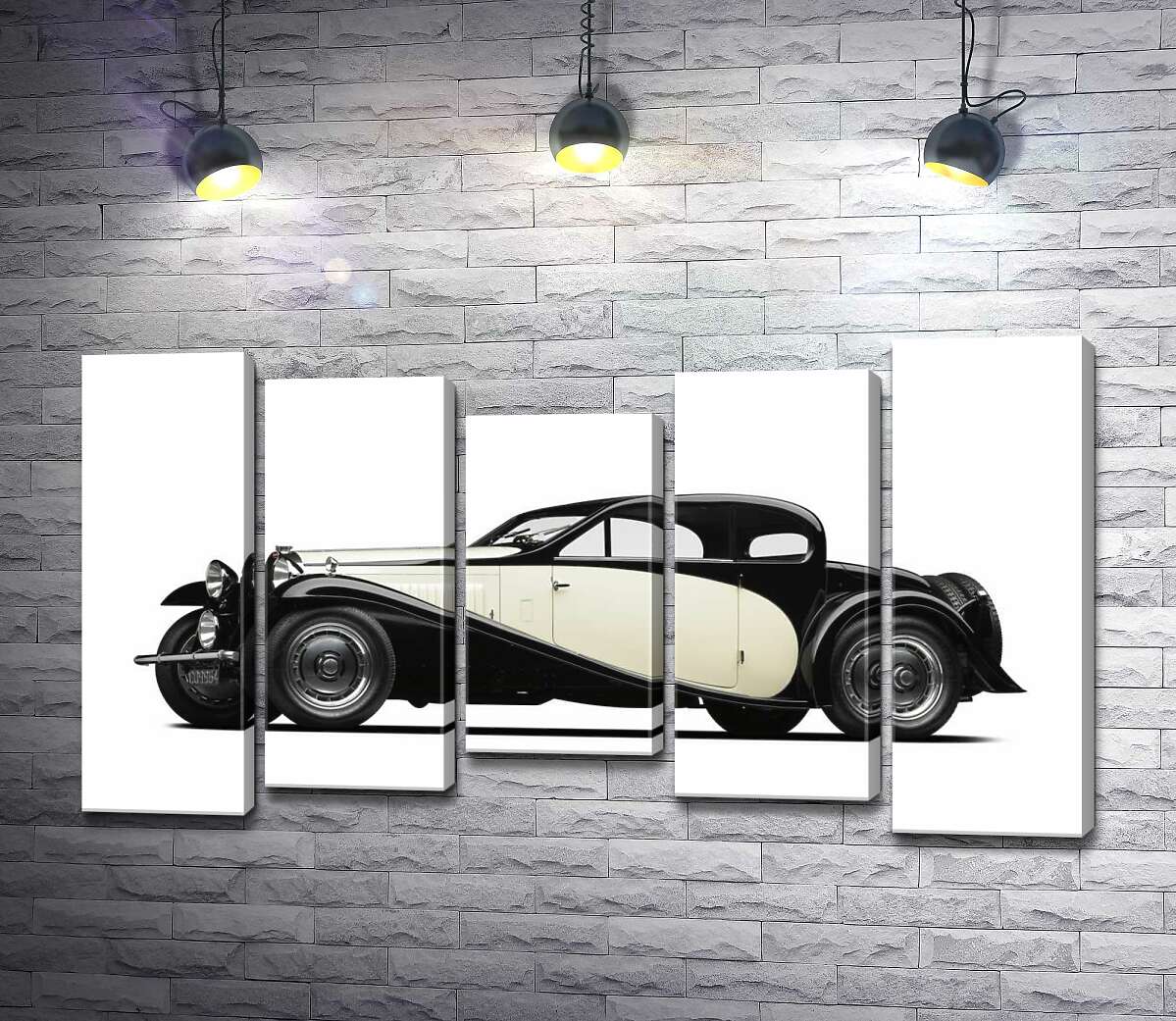 

Модульная картина ArtPoster Элегантный французский автомобиль Бугатти (Bugatti Type 46) 100x58 см Модуль №28