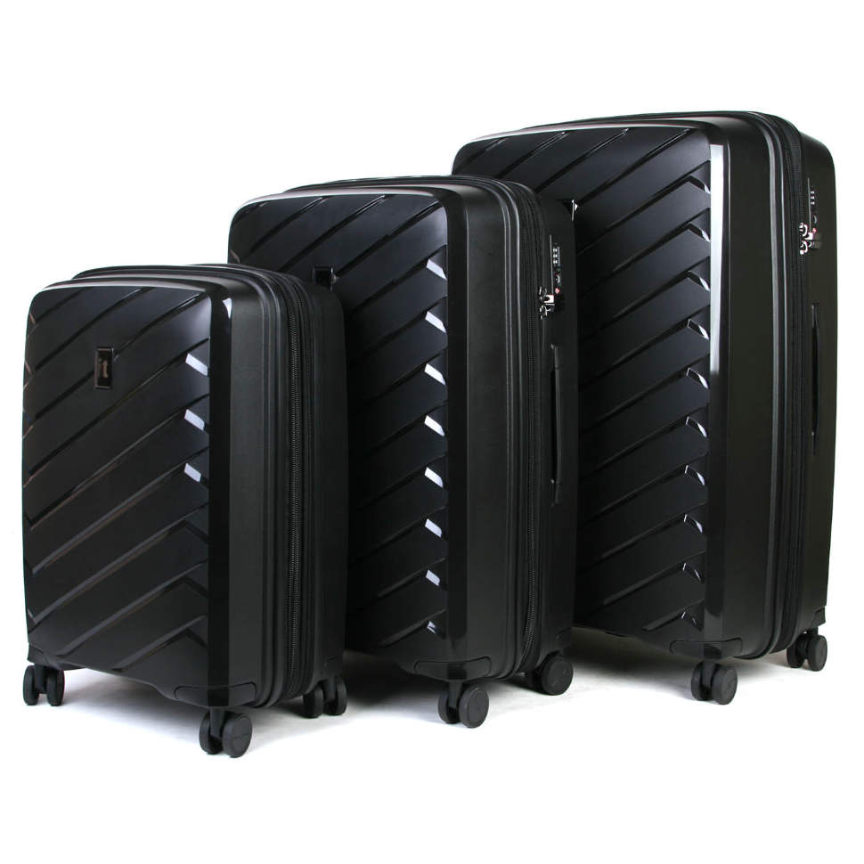 

Набор чемоданов International Traveller 2588-3 Black Черный