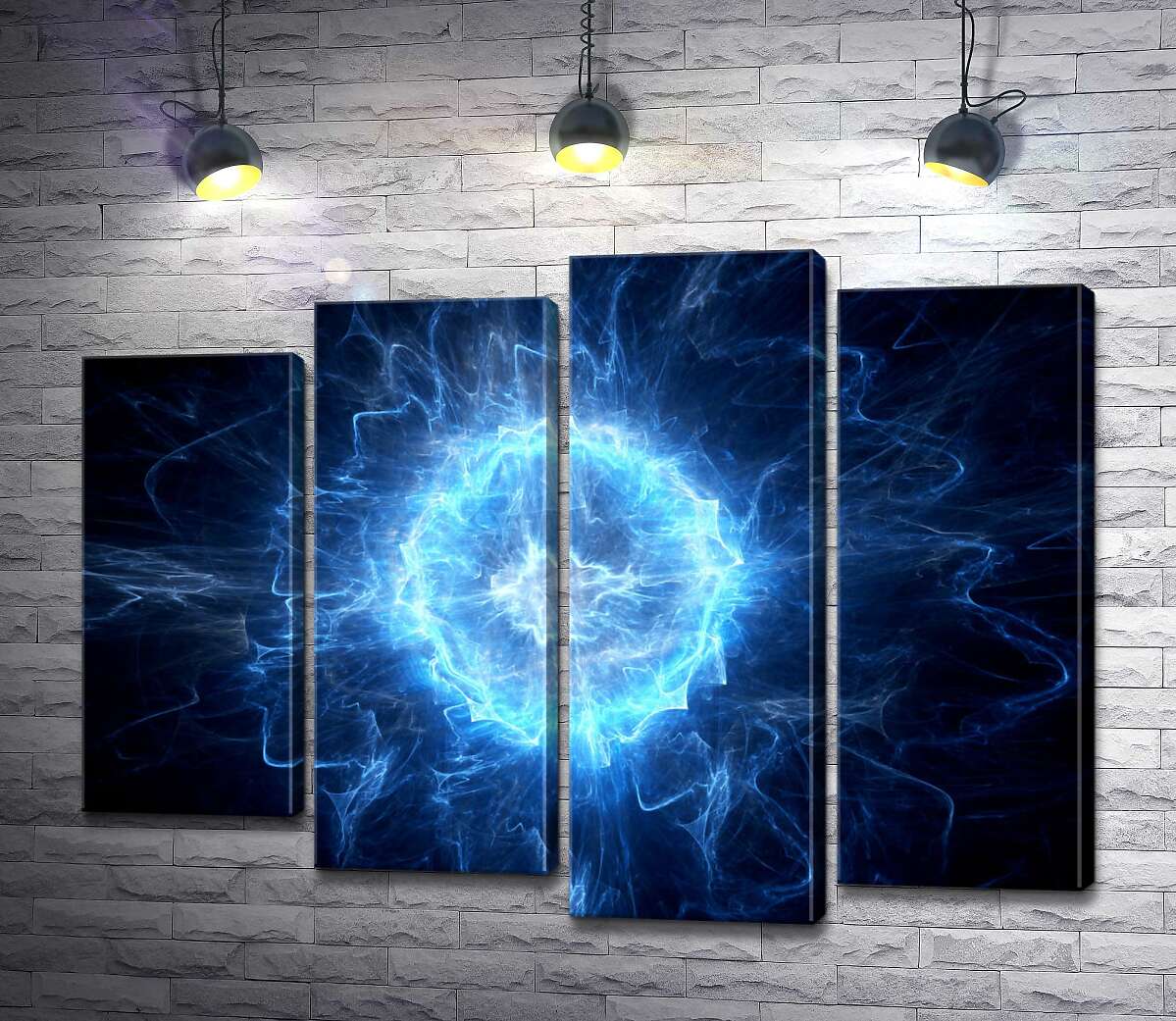 

Модульная картина ArtPoster Яркие волны скопления энергии 100x77 см Модуль №21