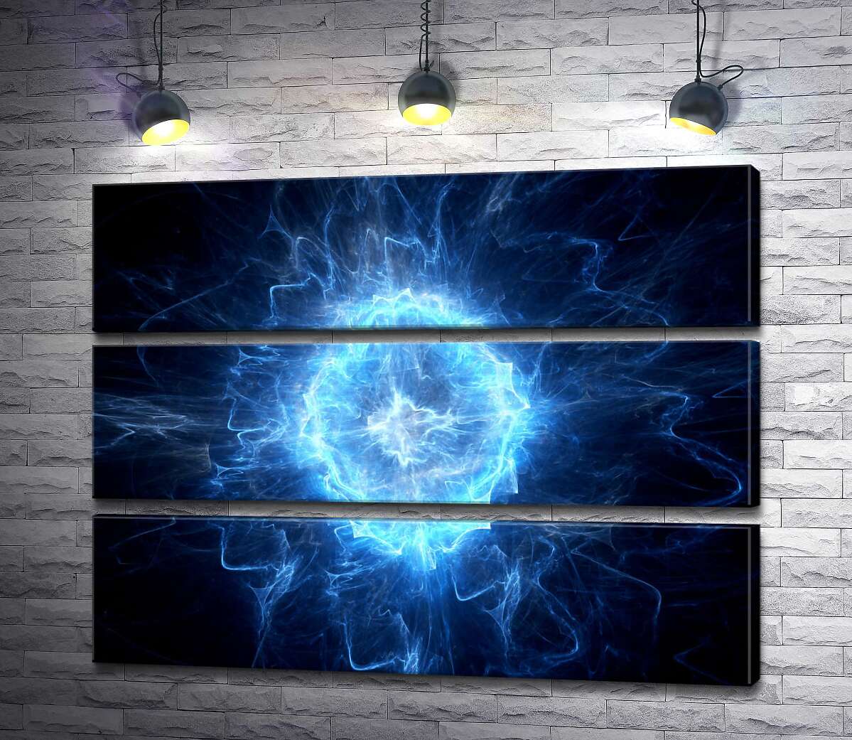 

Модульная картина ArtPoster Яркие волны скопления энергии 130x99 см Модуль №13