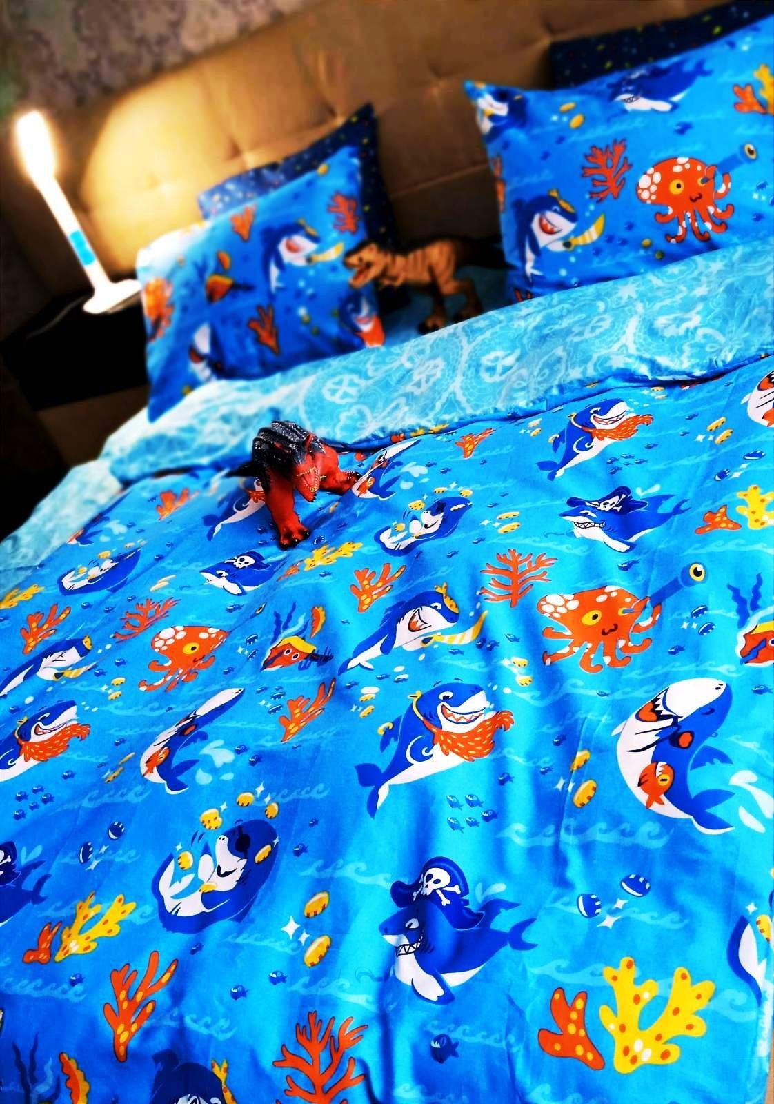 

Комплект постельного белья KUCHMAKI сатин SHARK 145Х215Х2 шт