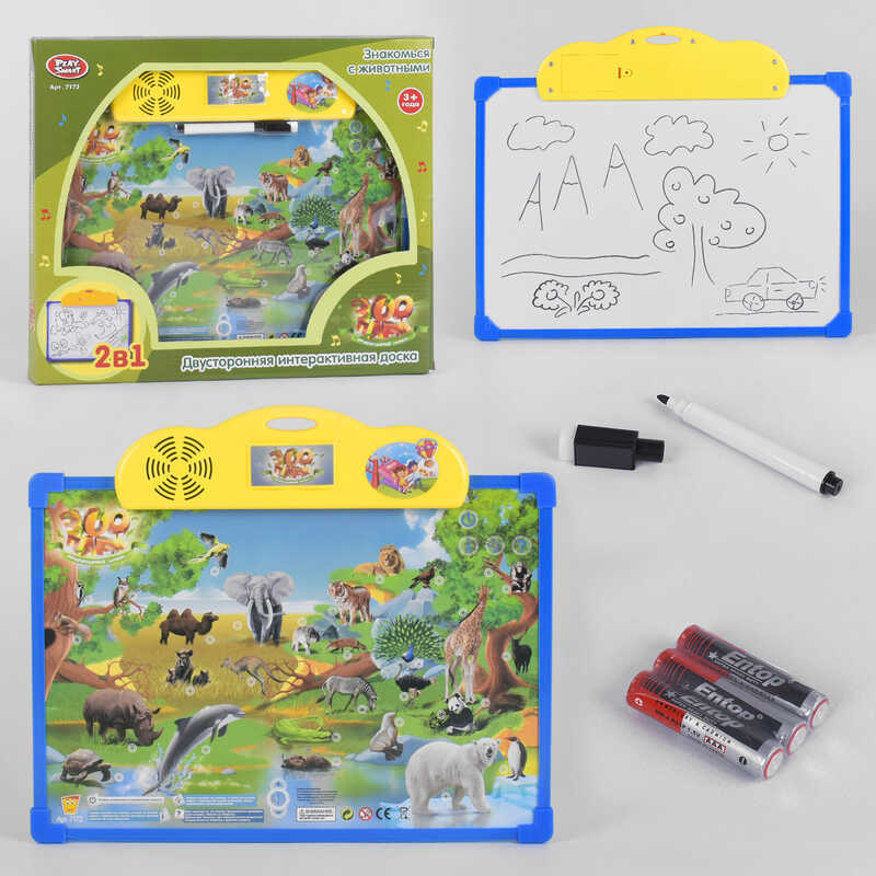 

Плакат-досточка "Play Smart" зоопарк 7172