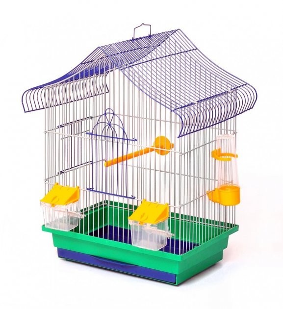 

Клетка для птиц "МИНИ -1" 330х230х450 цинк
