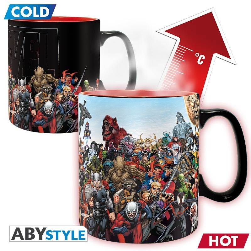 

Чашка-хамелеон Abystyle Marvel - Marvel Heroes Heat Сhange Mug 460 ml