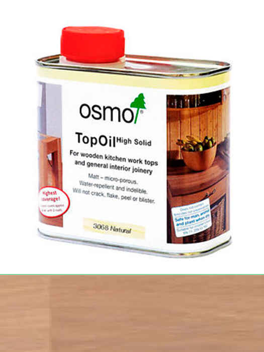 

Масло с твердым воском для мебели и столешниц Osmo TopOil 0,5 L Натур 3068 (4006850334605)