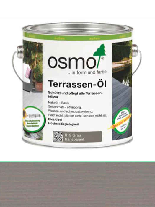 

Масло для террас Osmo Terrassen-Ole 2,5 L Серое 19 (4006850678365)