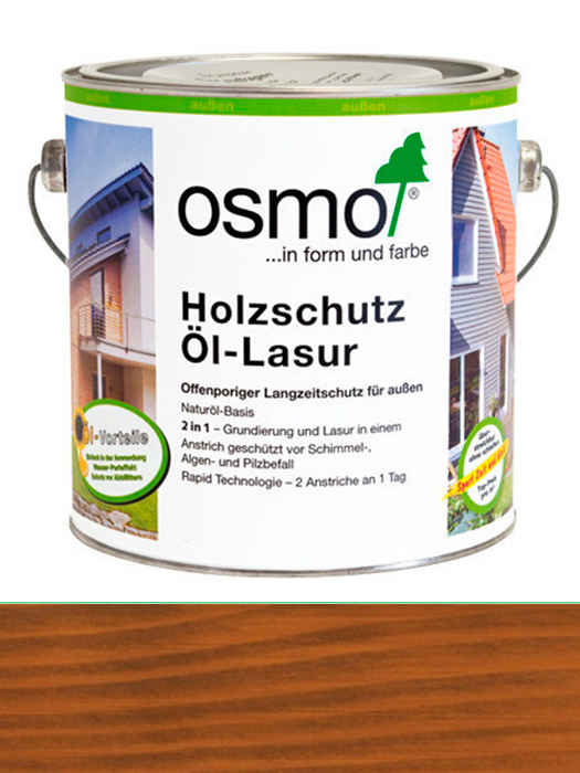 

Защитное масло-лазурь Osmo Holzschutz-Lasur 0,125 L Орех 707 (4006850104215)