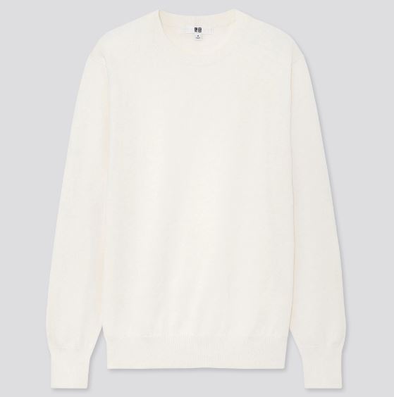 

Свитер Uniqlo котон кашемир ХL белый