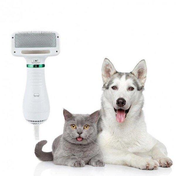 

Расчёска пылесос для вычесывания шерсти собак и котов Pet Grooming Dryer WN-10 машинка для животных DOG22562