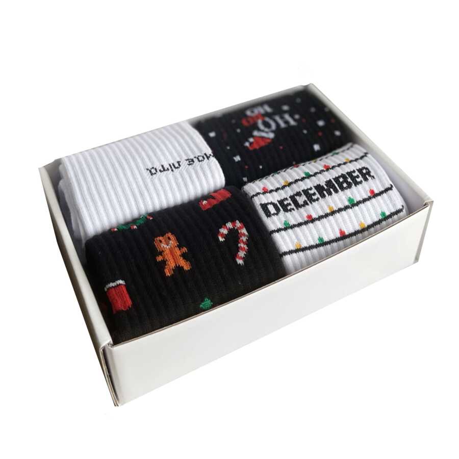 

Різдвяний набір від 1and1 утеплених шкарпеток BLACK and WHITE - - () Подарунковий бокс, Різдвяний набір від 1and1 утеплених шкарпеток BLACK and WHITE - 36-39 (S) Подарунковий бокс