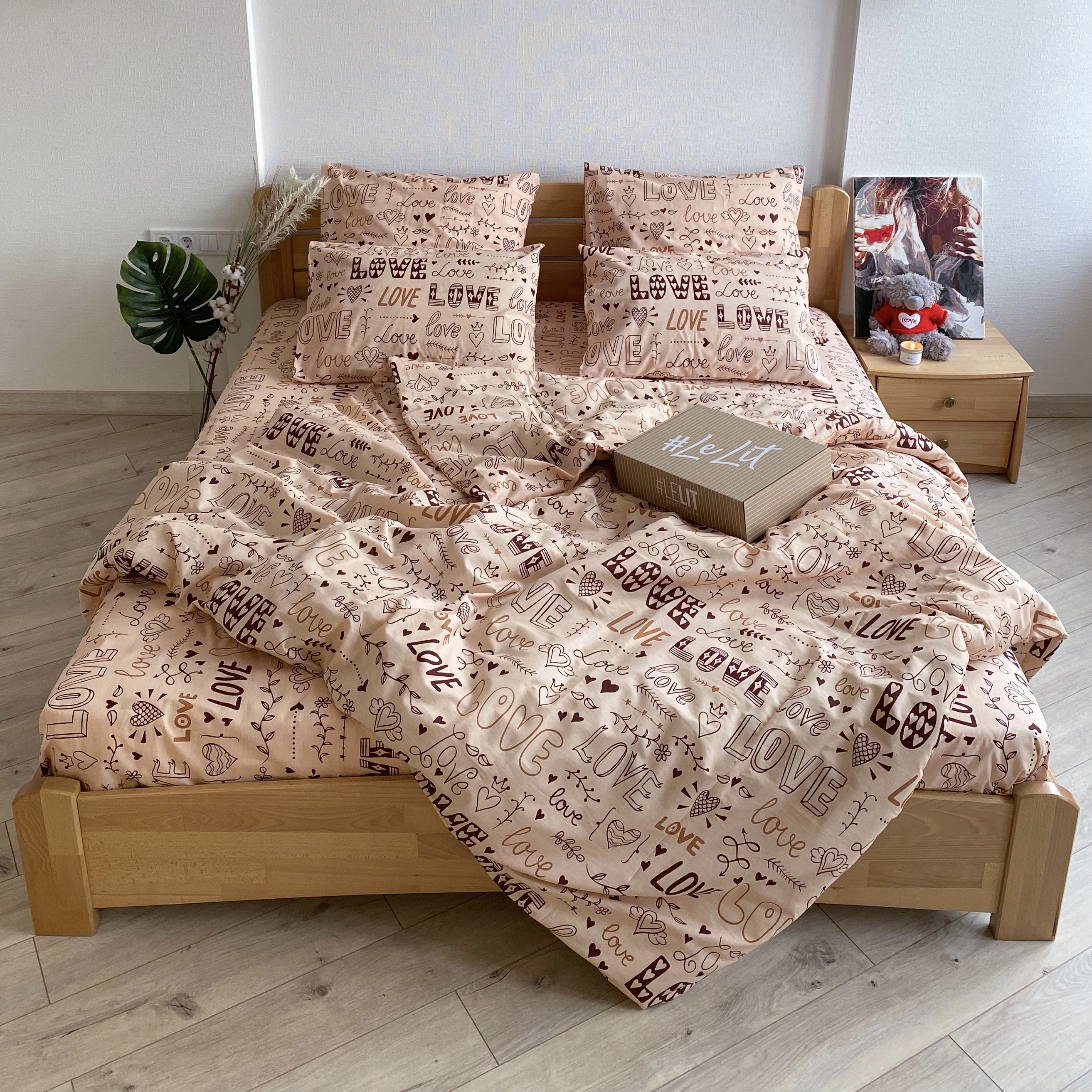 

Комплект постельного белья Lelit 0375/1 Бязь Любовь 150х215