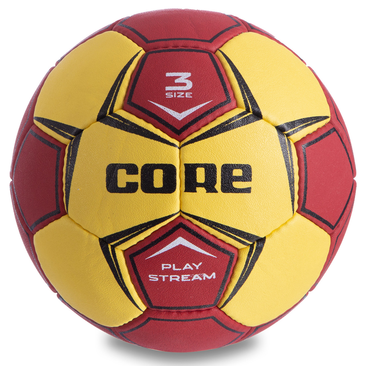

Мяч для гандбола Core Play Stream Sprinter 049-3 размер №3 Yellow-Red