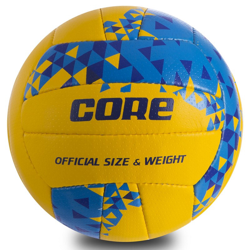 

Мяч волейбольный Core Sprinter Composite Leather 032 размер №5 Yellow-Blue