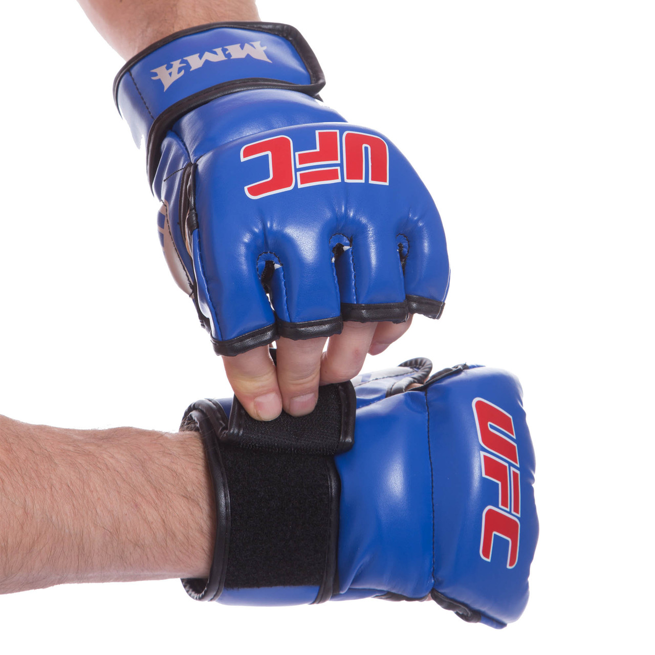 

Перчатки для смешанных единоборств Zelart Heroe MMA 0397 размер M Blue