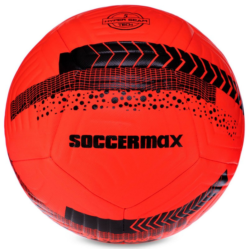 

Мяч футбольный Soccermax Fifa Sprinter 3113 размер №5 Neon Orange-Black