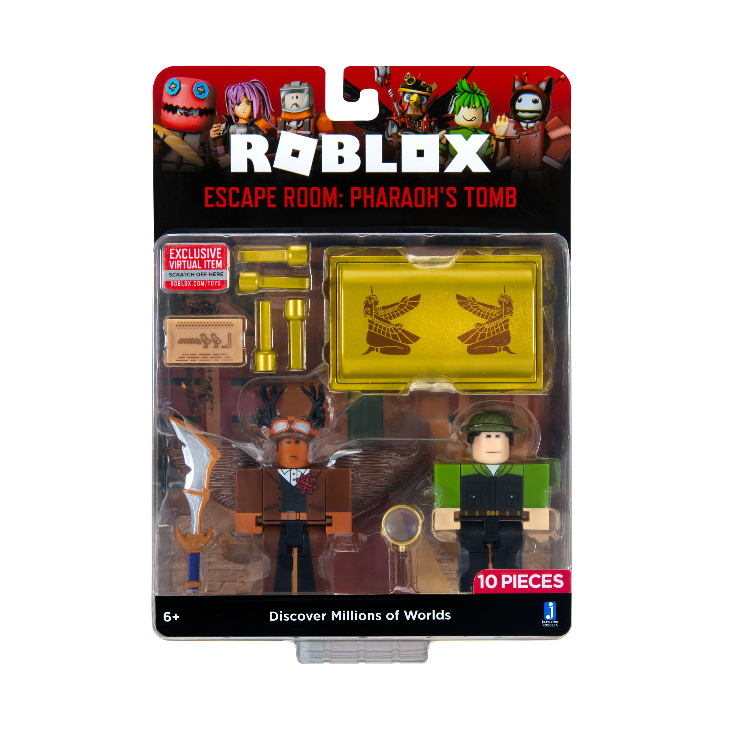 

Роблокс игровой набор с фигурками Game Packs Escape Room: The Pharoah’s Tomb W8 Jazwares Roblox (ROB0336)