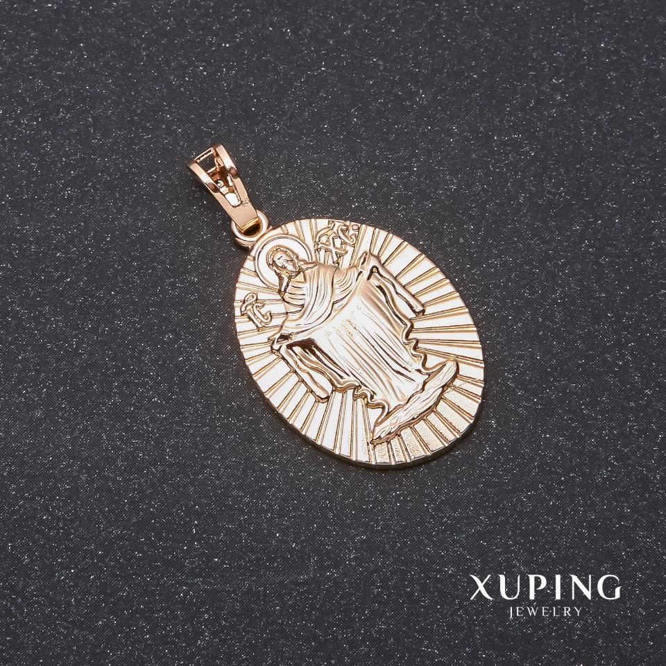 

Кулон Xuping "ІС ХС" 20х26х36мм позолота 18к, ida25872
