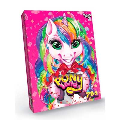 

Набор креативного творчества Pony Land 7в1 рус PL-01-01