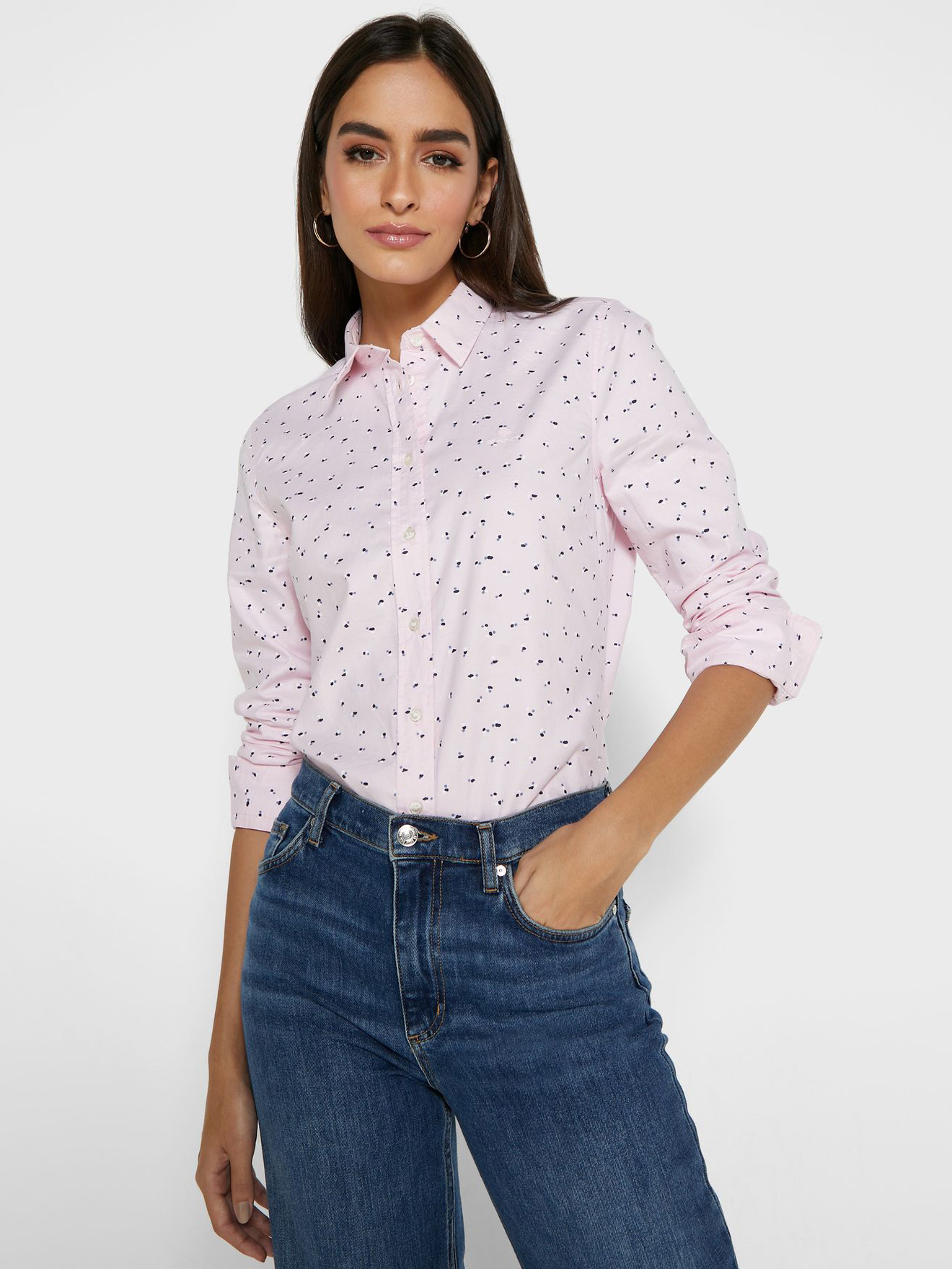 

Рубашка GANT Lure Printed Stretch Shirt 4320107  California Pink, Рубашка GANT Lure Printed Stretch Shirt 4320107 36 California Pink
