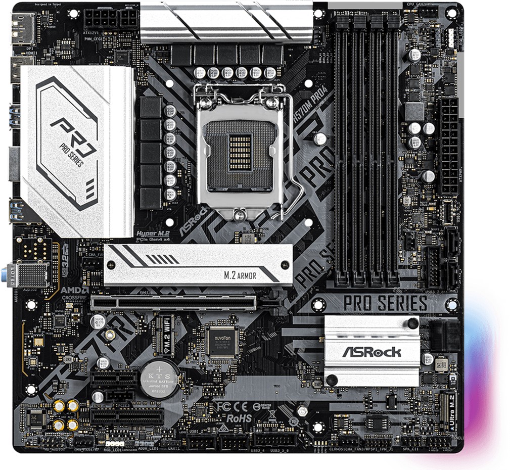 

Материнская плата ASRock H570M Pro4 (s1200, Intel H570, PCI-Ex16)