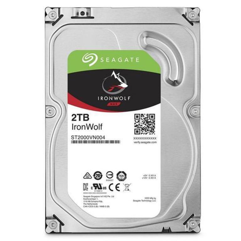 

Жесткий диск Seagate IronWolf HDD 2TB 5900rpm 64MB ST2000VN004 3.5 SATAIII