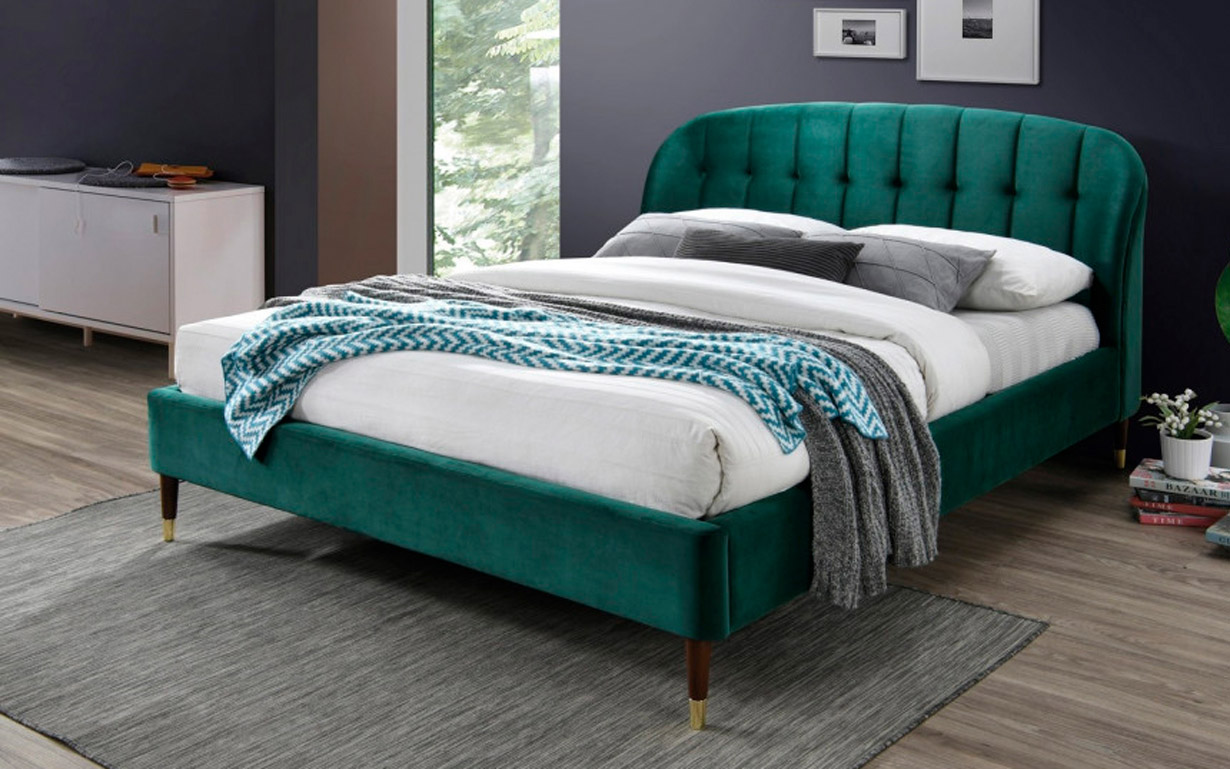 

Кровать Liguria Velevet Green 160х200 см. Signal