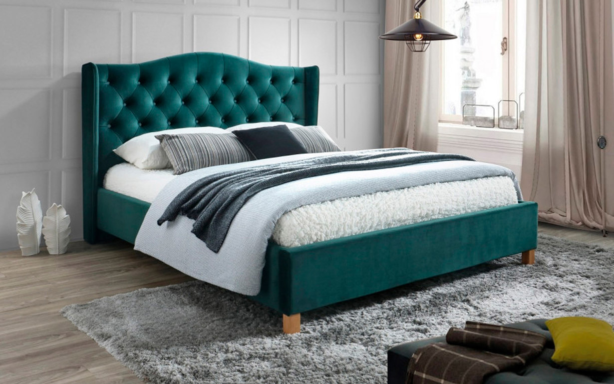 

Кровать Aspen Velvet Green 160х200 см. Signal