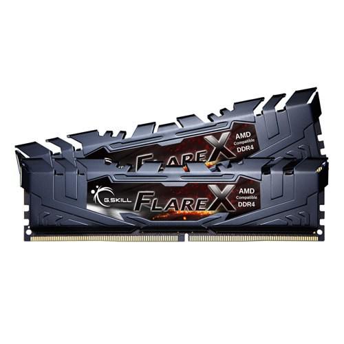 

DDR-4 16GB KIT(2*8GB) PC4-25600 (PC4-3200) Flare X (For AMD Ryzen) Black G.skill (F4-3200C14D-16GFX)