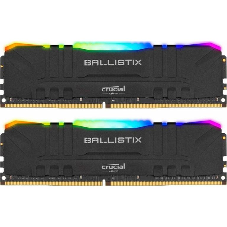 

Модуль памяти CRUCIAL Ballistix RGB Black DDR4 3200MHz 16GB Kit 2x8GB (BL2K8G32C16U4BL)