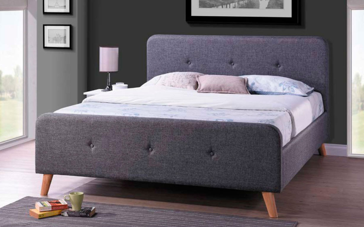 

Кровать Malmo grey 160х200 см. Signal