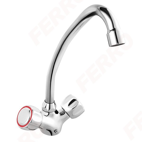 

Смеситель для кухни FERRO STANDARD двухвентильный хром BST4