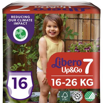 

Подгузник Libero UpGo 7 16-26 кг 16 шт (7322541090931)