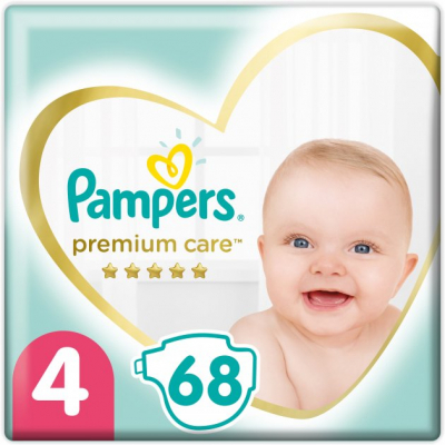 

Подгузник Pampers Premium Care Maxi Размер 4 (9-14 кг) 68 шт (8001841104959)