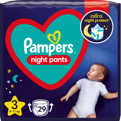 

Подгузник Pampers трусики ночные Night Pants Размер 3 (6-1 (8006540234679)